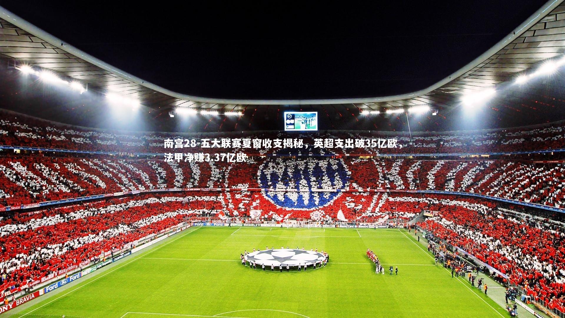 南宫28-五大联赛夏窗收支揭秘，英超支出破35亿欧，法甲净赚3.37亿欧